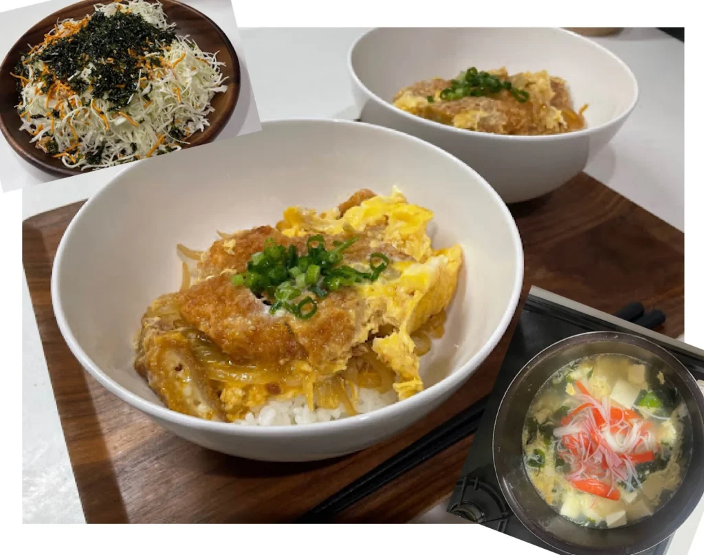 30分で3品！忙しい日を乗り切る超～簡単レシピでカツ丼、サラダ、スープ